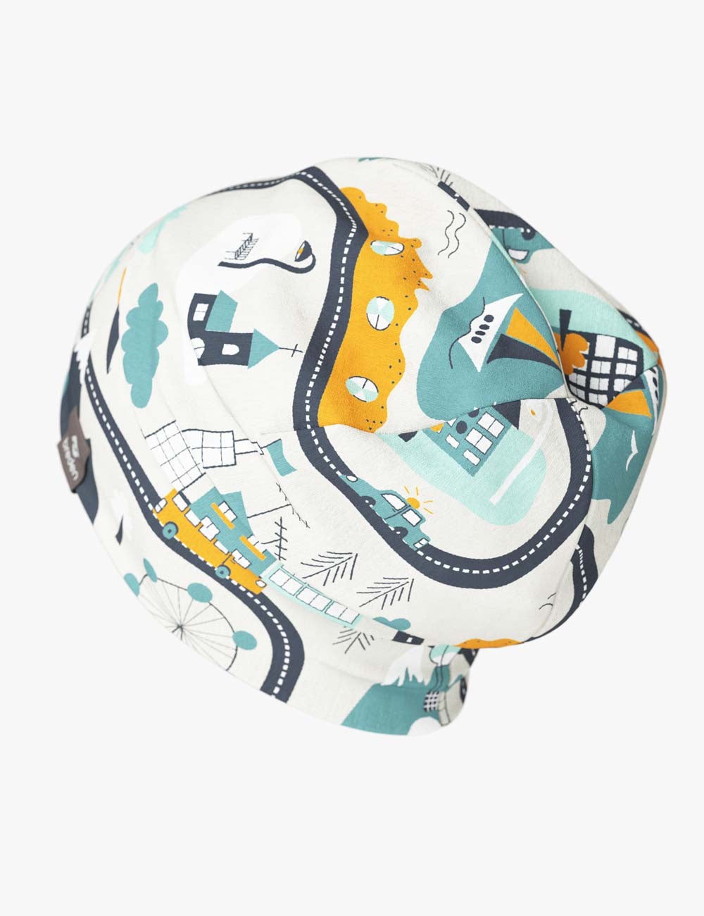 Cotton Beanie Hat With Folds DARGO - City Life