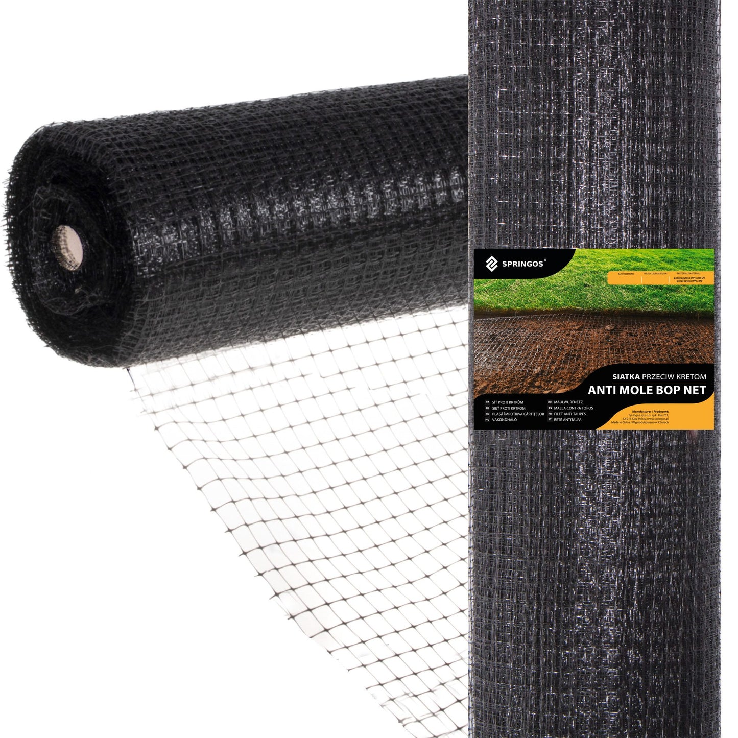 Tinklelis nuo kurmių Springos AN0002 30g/m2 2x100 m