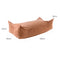 MeowBaby® pufas vaikams, stačiakampis, velvetas – plyta