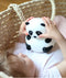 Panda silikoninė lempa