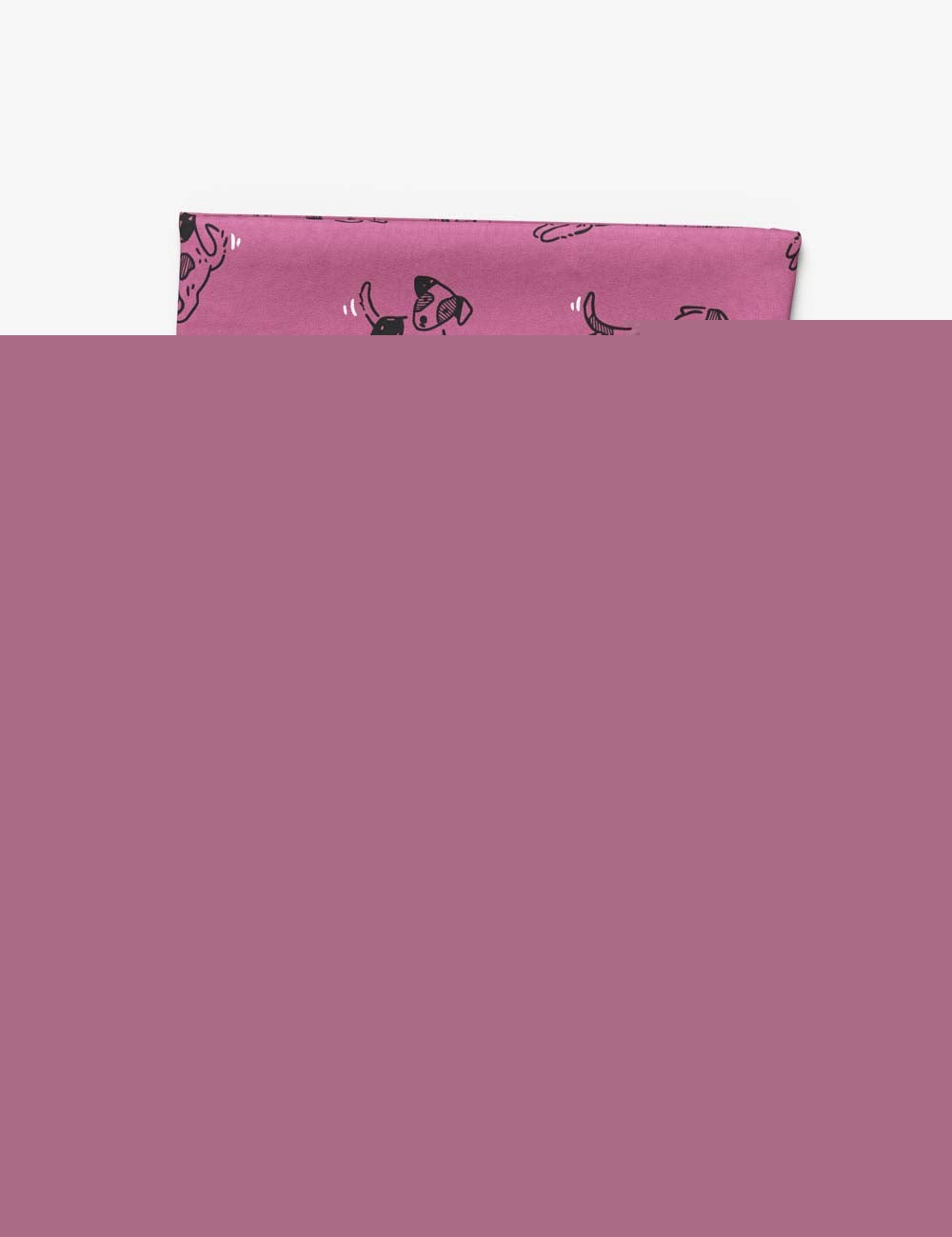 Kids Neck Warmer For Autumn And Spring TARON - Pink Dogs