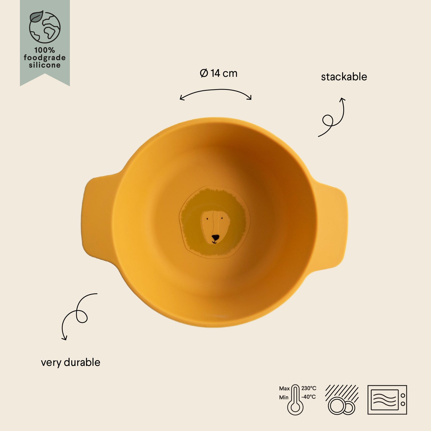Silicone Bowl for Kids - Mr. Lion