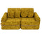 Vidutinė modulinė sofa vaikams – medaus spalva