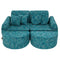 Vidutinė modulinė sofa vaikams – Mėlyna spalva