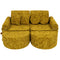 Vidutinė modulinė sofa vaikams – Medaus spalva