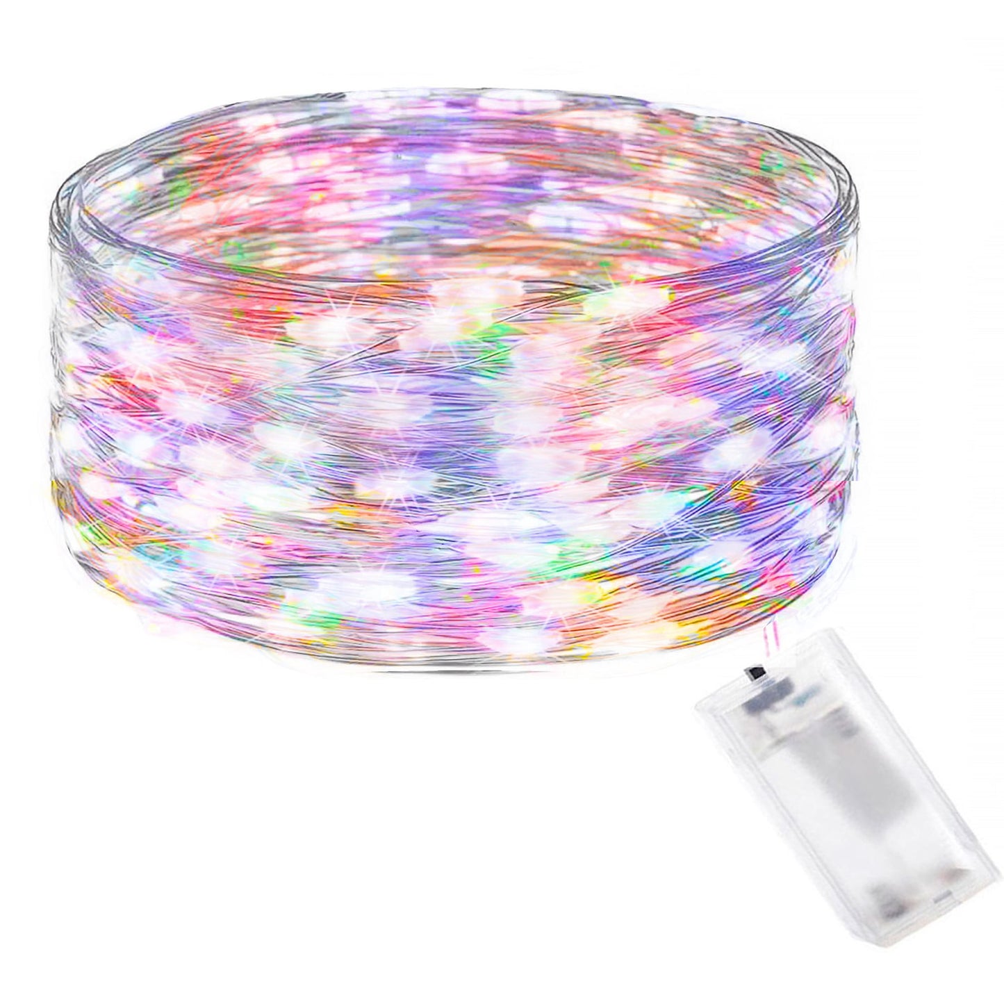 Kalėdinės girlianda su elementais CL0008 1.9m, spalvota