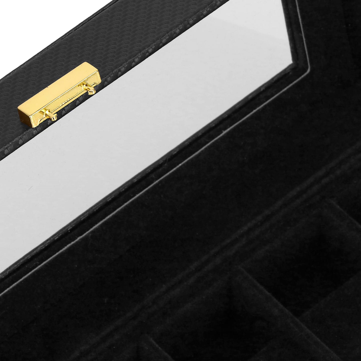 Laikrodžio dėžutė juodos spalvos HA1054 30x11x8cm