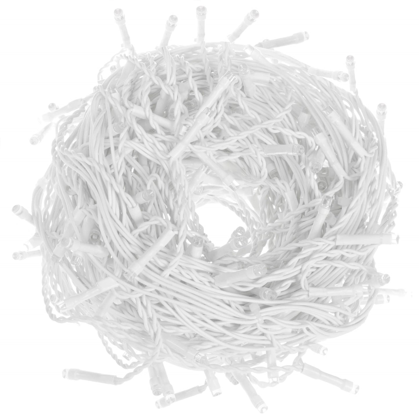 Lauko girlianda varvekliai CL0319 300 LED 12 m, įvairiaspalvė + šaltai balta blykstė