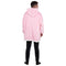 Hoodie Blanket – šiltas megztinis–pledas XXL, pilka/balta