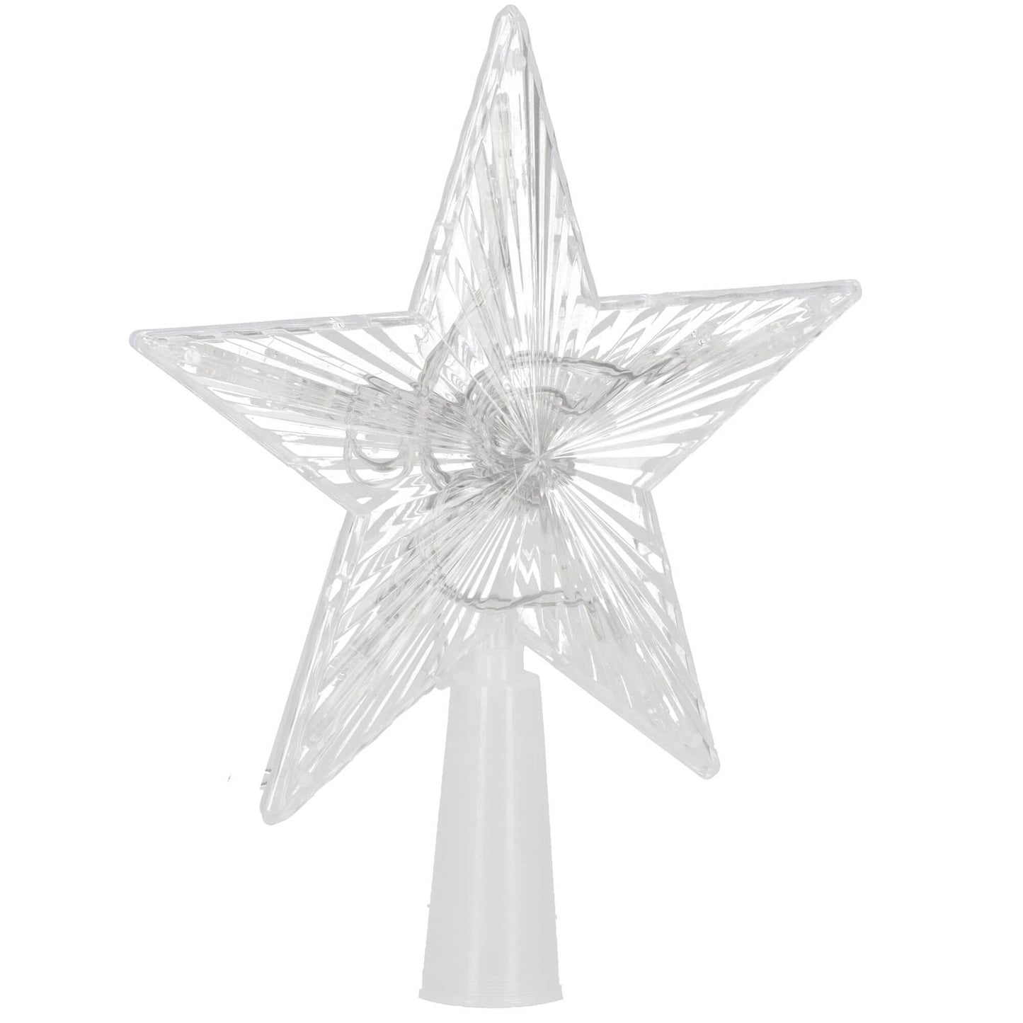 Kalėdų eglutės viršūnės žvaigždė CL4129 10 LED, daugiaspalvė