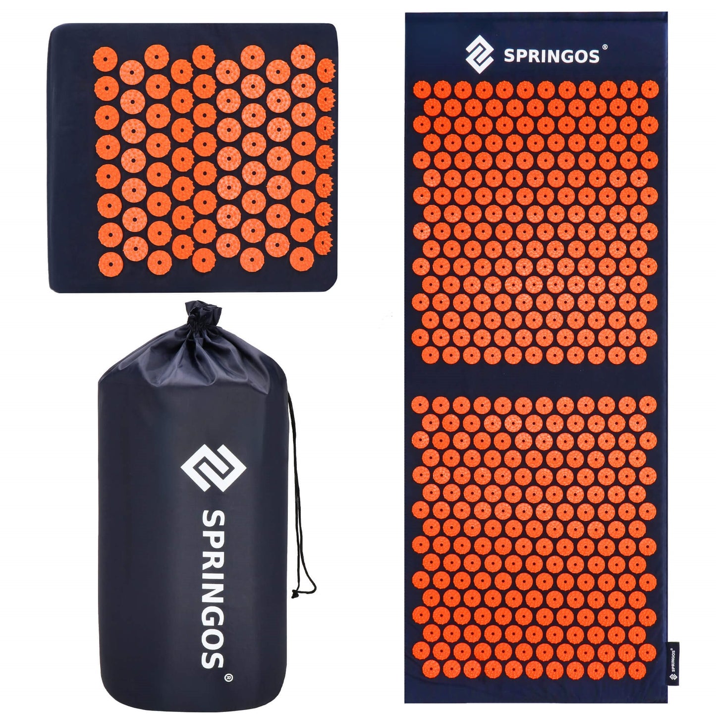 Taškinis kilimėlis su dygliuota pagalve, kūno stimuliatorius, atpalaiduojantis masažuoklis SA0152