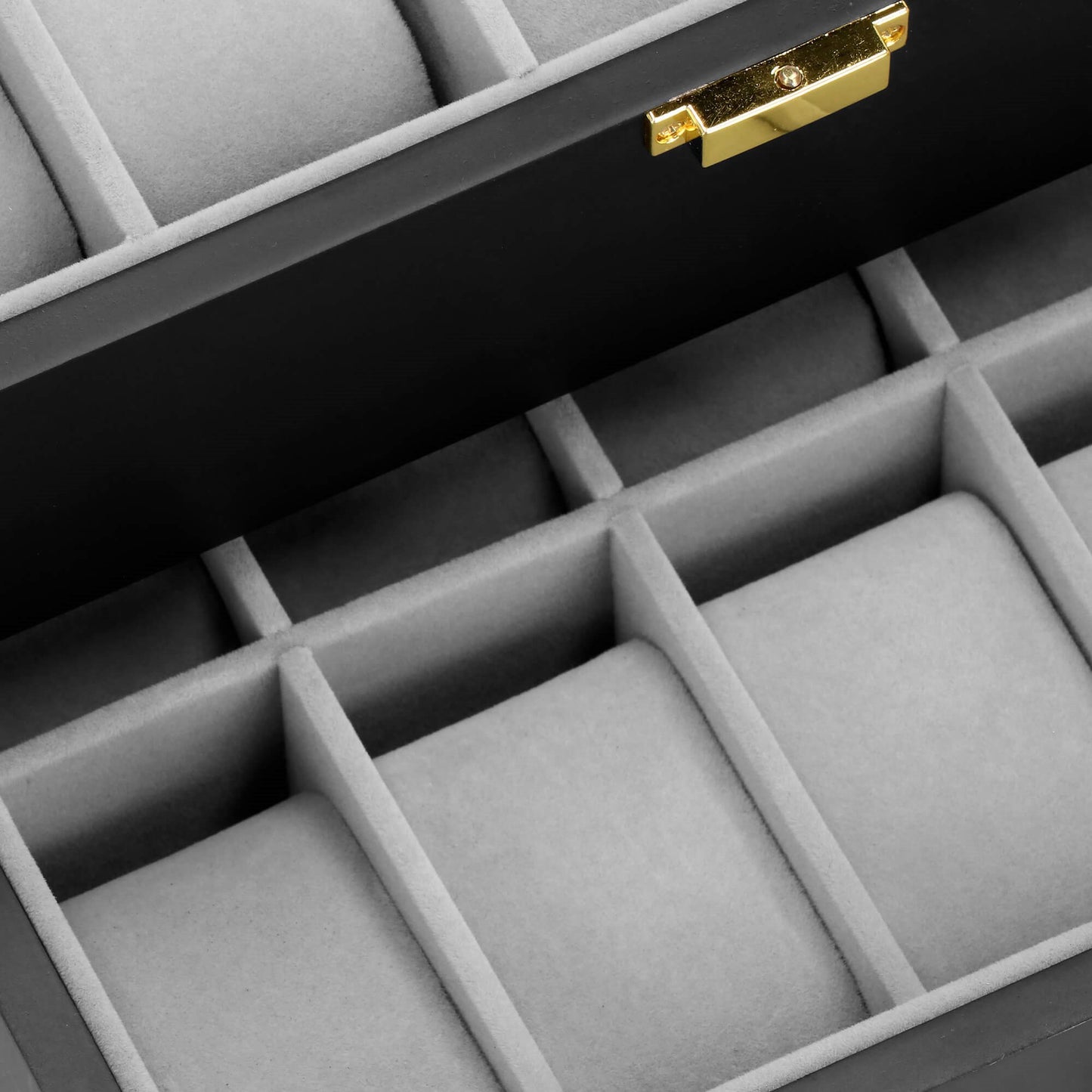 Laikrodžio dėžutė juodos spalvos HA1067 29x21,5x16cm