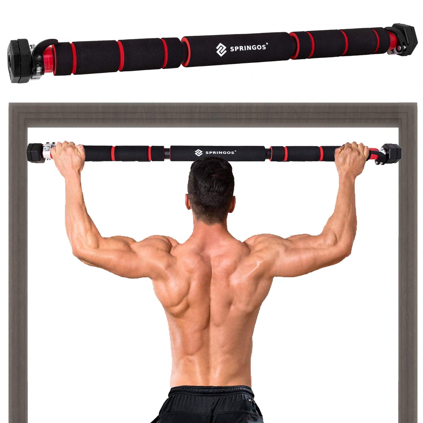 Reguliuojamas strypas prisitraukimams 60–100 cm – FA4000