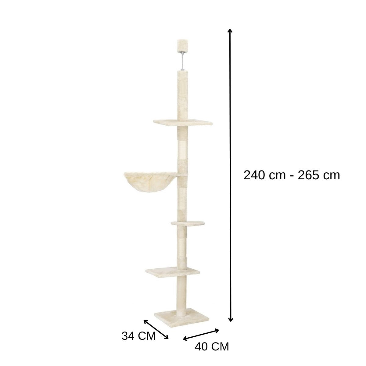 Daugiapakopis kačių namelis PA1052 240-265 cm