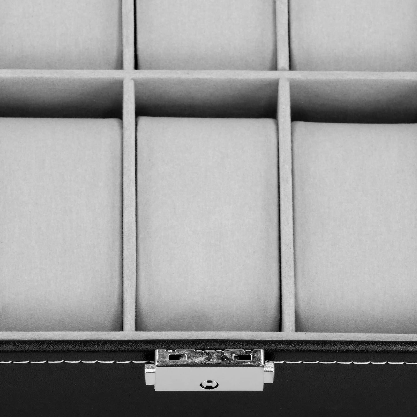 Laikrodžio dėžutė juodos spalvos HA1056 25x20x8cm