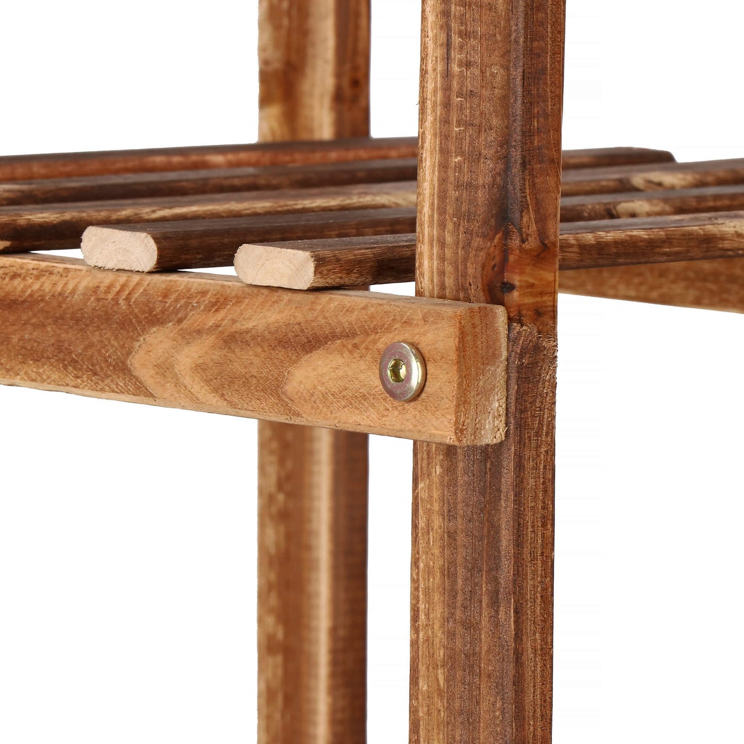 Medinis gėlių stovas 119 cm su 9 lentynomis