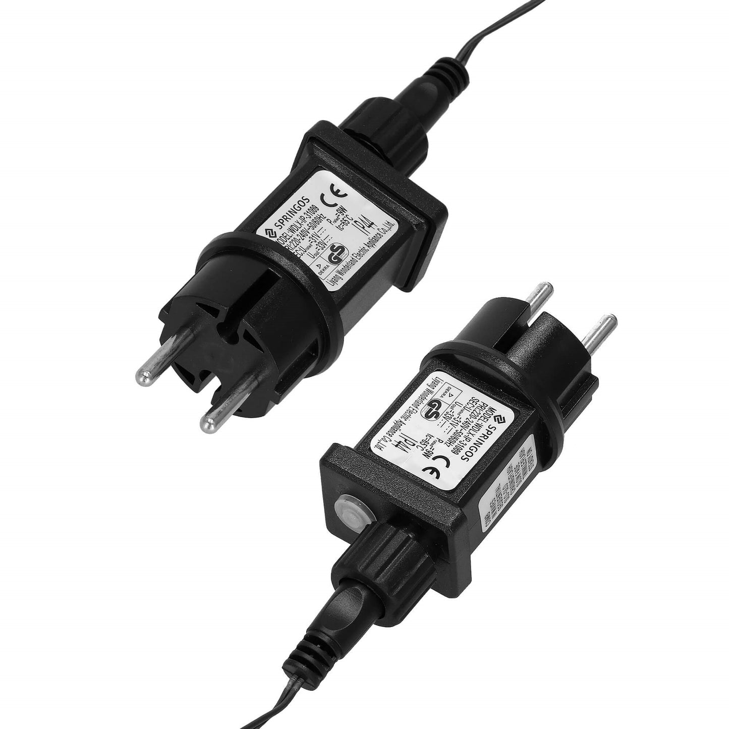 CL0520 Led girlianda girlianda 500 LED, šalta balta, 8 apšvietimo funkcijos