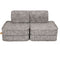 Maža modulinė sofa vaikams – Pilka