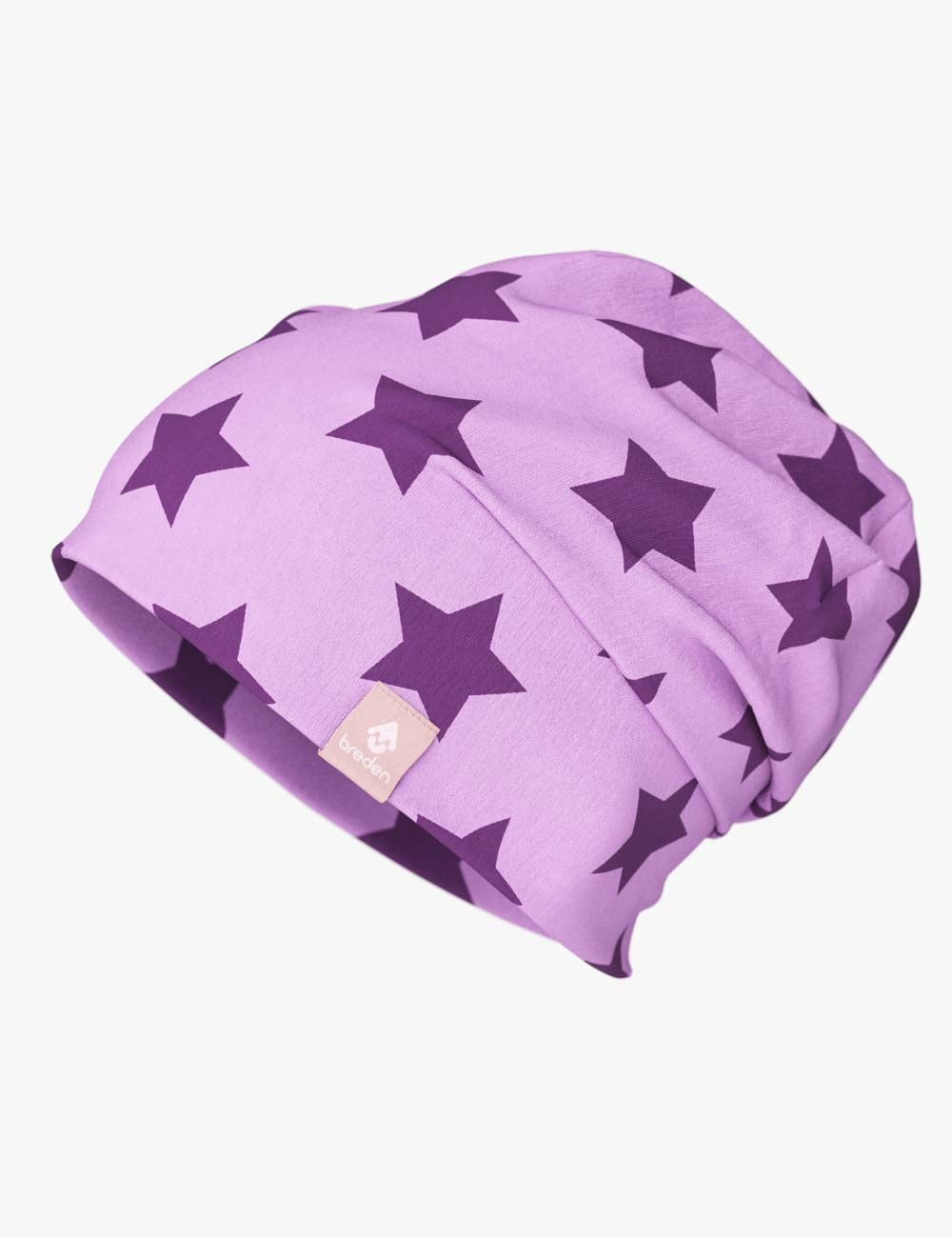 Cotton Beanie Hat With Folds DARGO - Stars