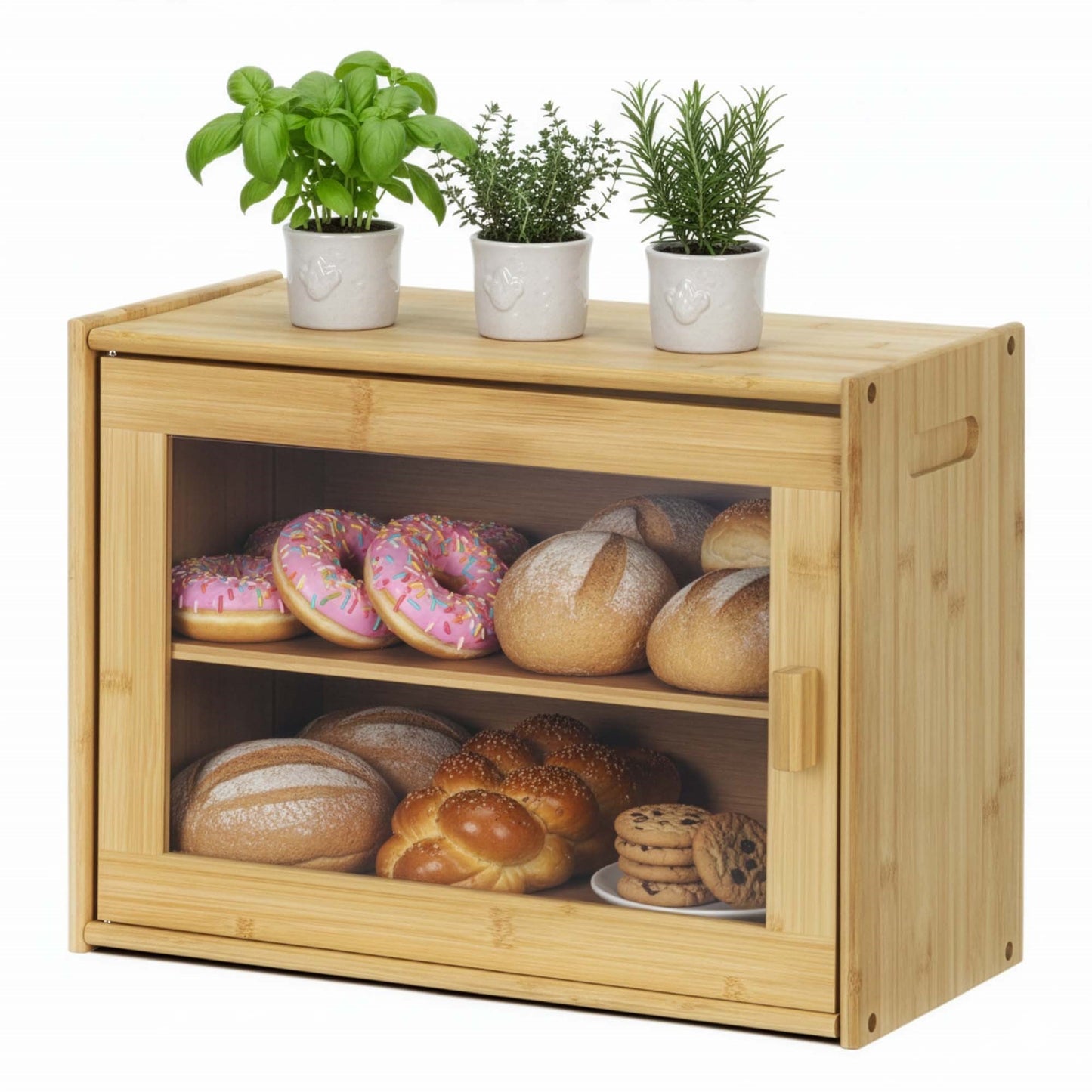 Dviejų aukštų duoninė X2, bambukas