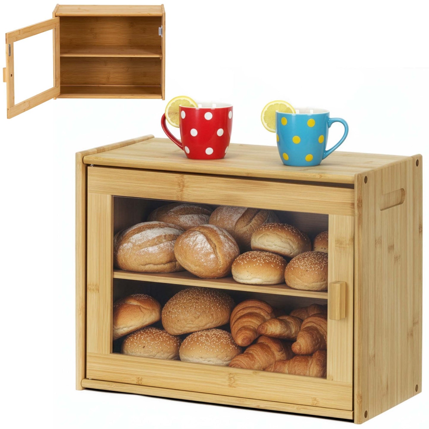 Dviejų aukštų duoninė X2, bambukas