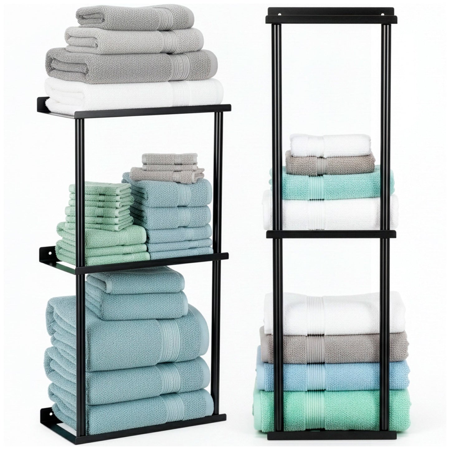 Rankšluosčių stovas 25 x 16 x 79 cm 0073, juodas