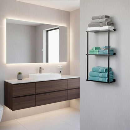 Rankšluosčių stovas 25 x 16 x 79 cm 0073, juodas