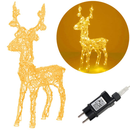 Kalėdinė dekoracija LED elnias CL4122, 100 LED, šiltai balta