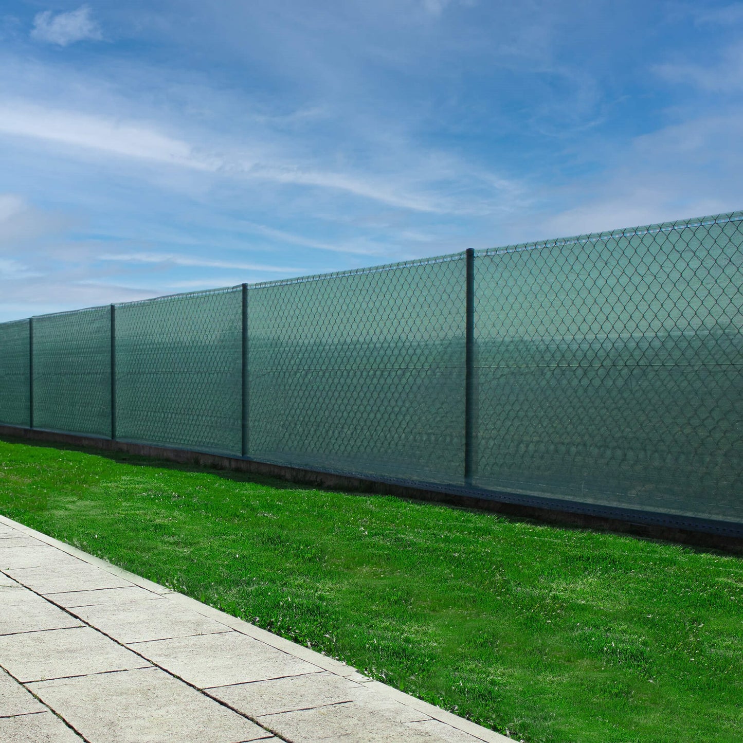 Apsauginis tinklas Springos SN0021 65 g/m2 1,5x50m 200 Kabelių raiščiai,  žalia