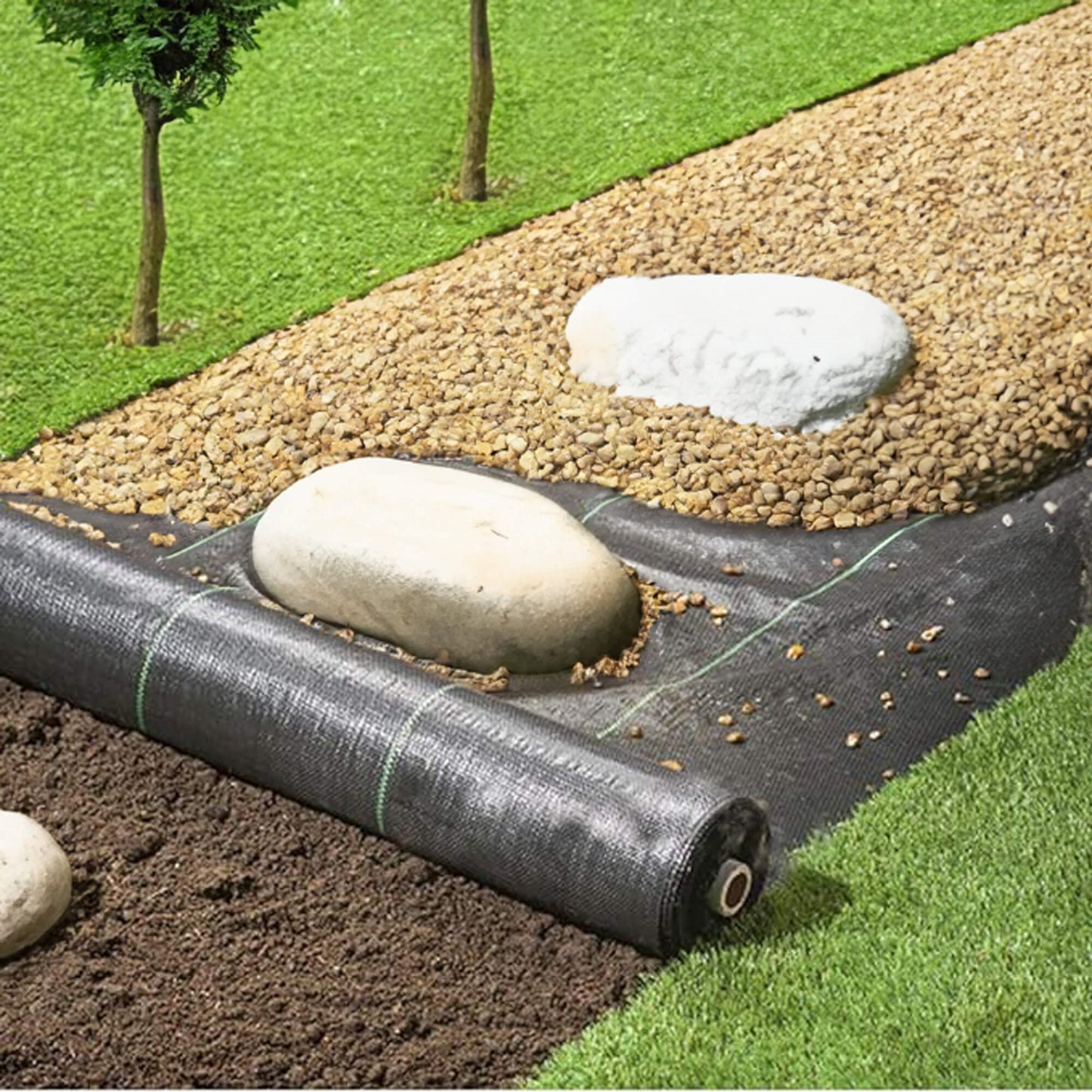 Agrotekstilė nuo piktžolių Springos AG0040 90g/m2 1x10m