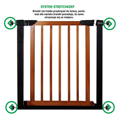 Apsauginis barjeras - vartai G0003C 75-110 cm