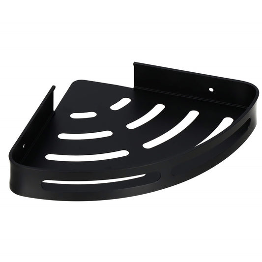 Vonios kampinė lentyna SVA7333 19,5 cm, juoda