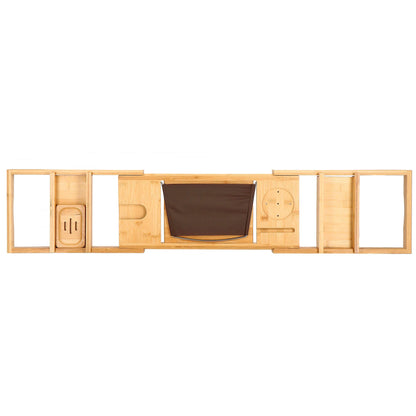 Moderni bambukinė vonios lentyna 1024