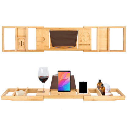 Moderni bambukinė vonios lentyna 1024