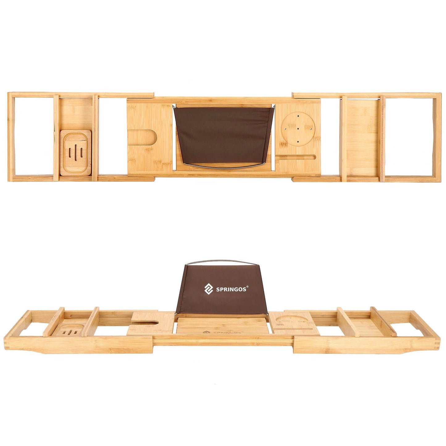 Moderni bambukinė vonios lentyna 1024