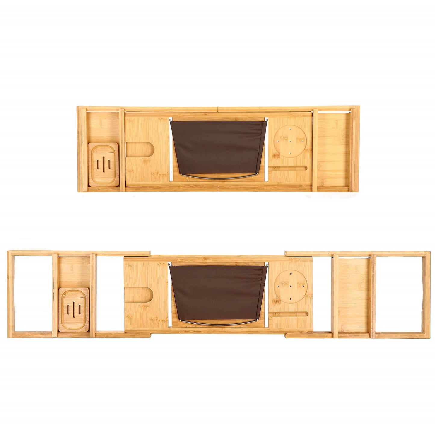 Moderni bambukinė vonios lentyna 1024