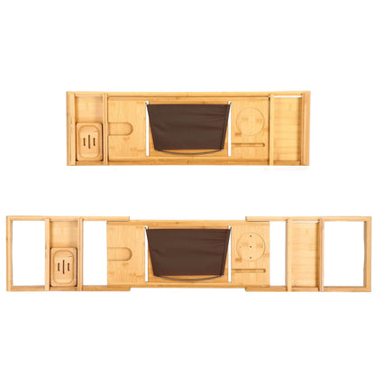 Moderni bambukinė vonios lentyna 1024