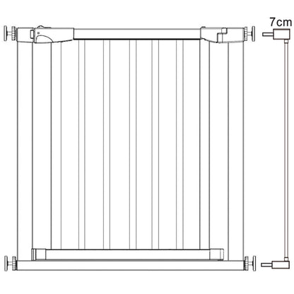 Laiptų apsauginiai vartai G0012A 75-89 cm
