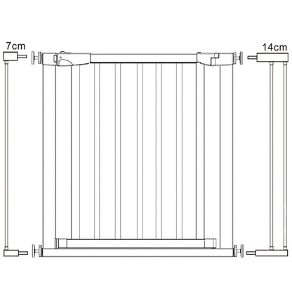 Laiptų apsauginiai vartai G0012AB 75-103 cm