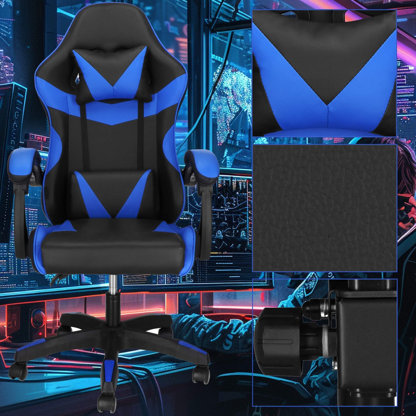 Ergonominė biuro ir žaidimų kėdė HF0019