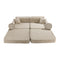 Didelė modulinė sofa vaikams – Premium Corduroy Ecru