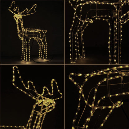 Kalėdinė dekoracija, elnias, CL1228, 288 LED