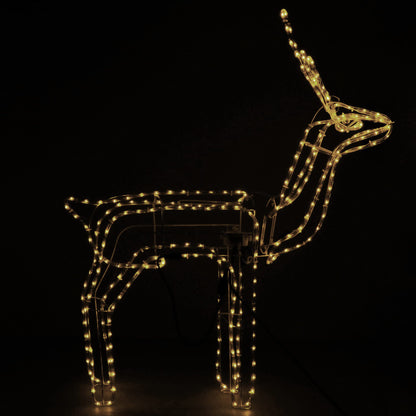 Kalėdinė dekoracija, elnias, CL1228, 288 LED