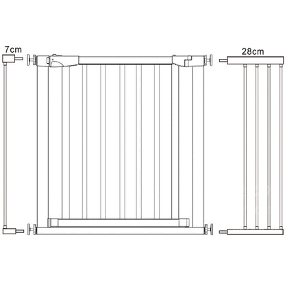 Laiptų apsauginiai vartai G0012AC 75-117 cm