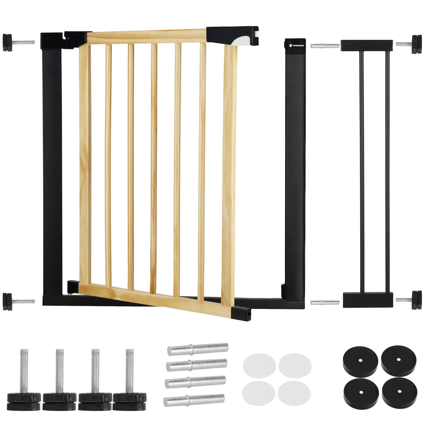 Laiptų apsauginiai vartai G0012B 75-96 cm