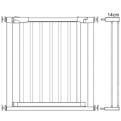 Laiptų apsauginiai vartai G0012B 75-96 cm
