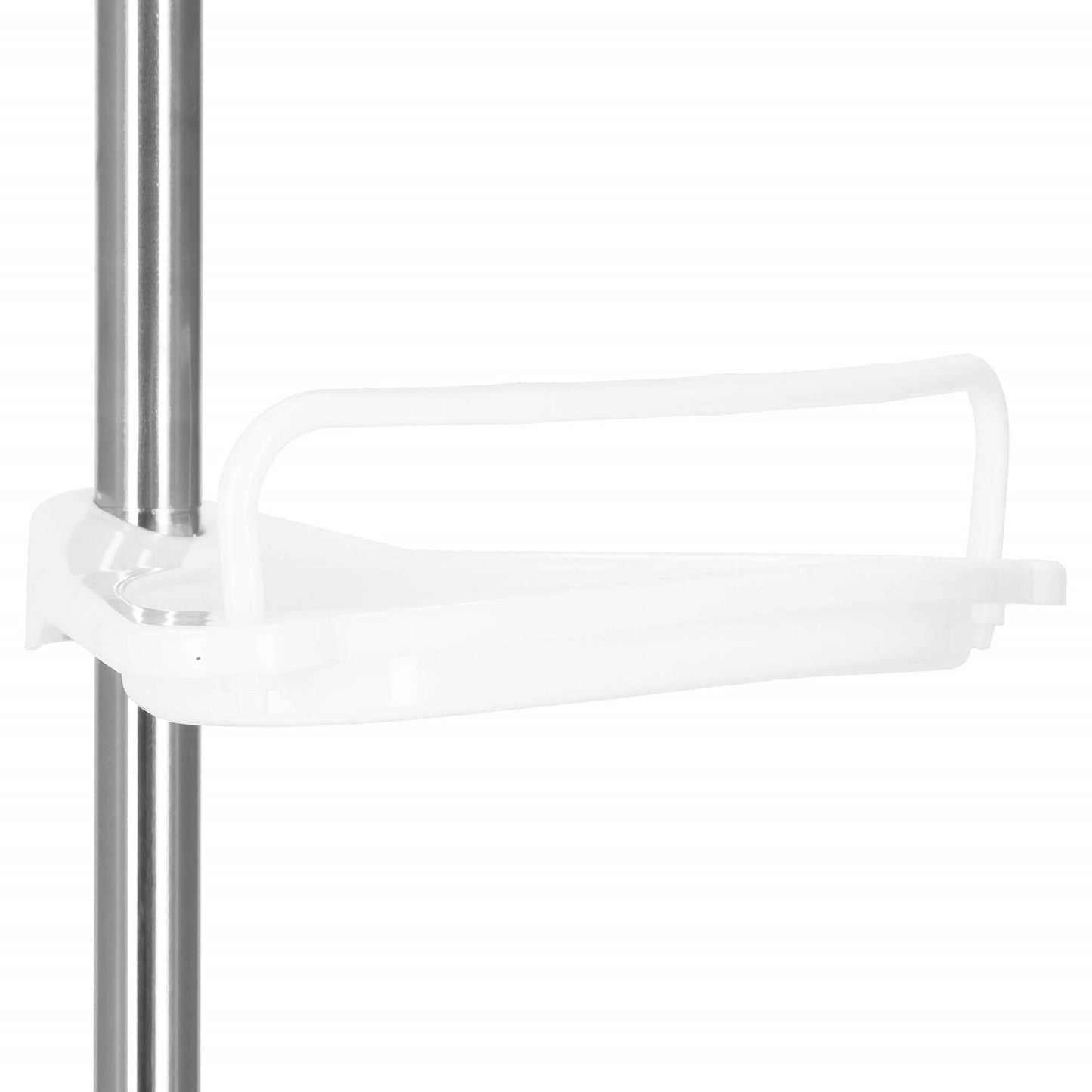 Kampinė teleskopinė vonios lentyna su 4 lygiais SVA5176, balta, dušui