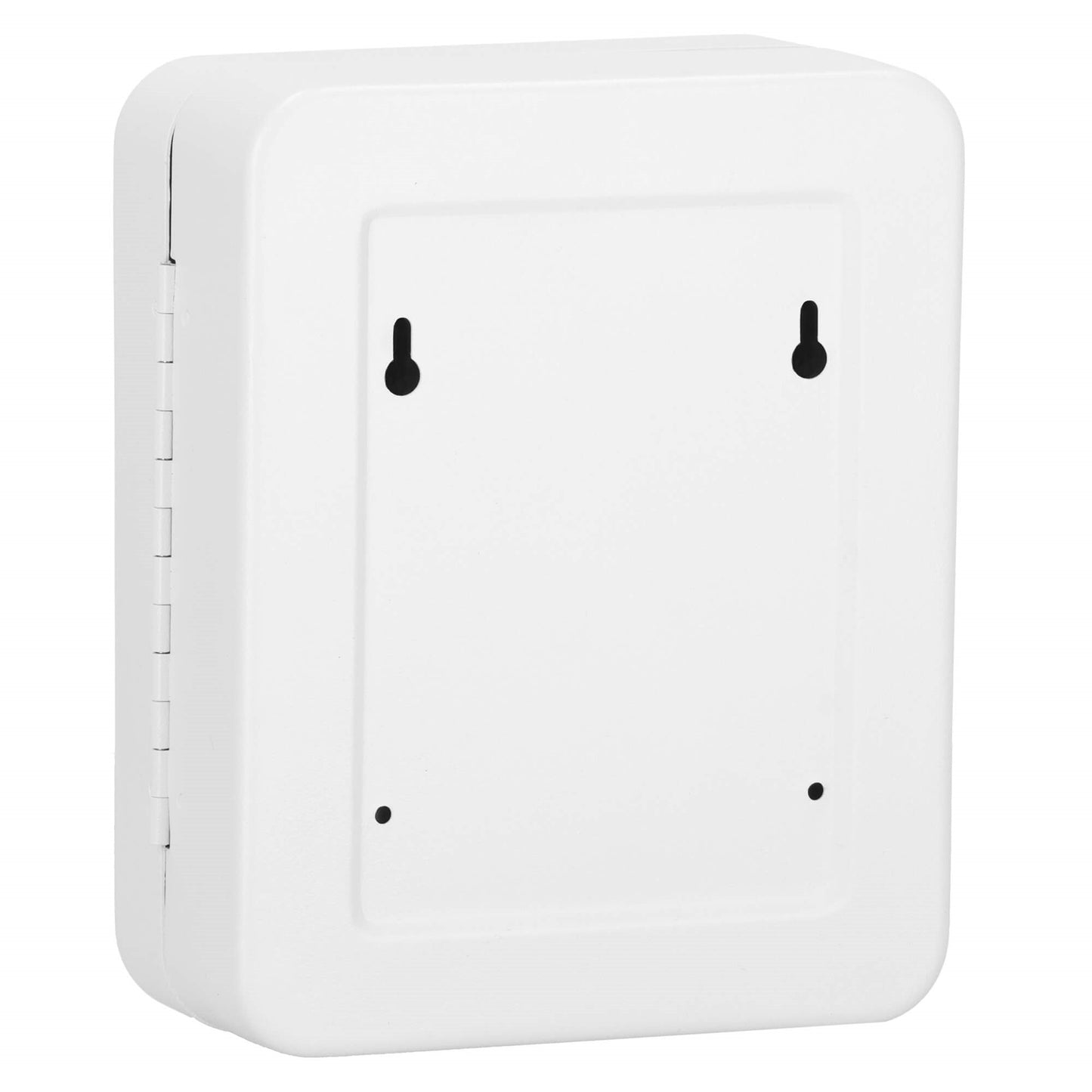 Raktų dėžutė su pakabukais, metalinis seifas VS5028, balta dėžė