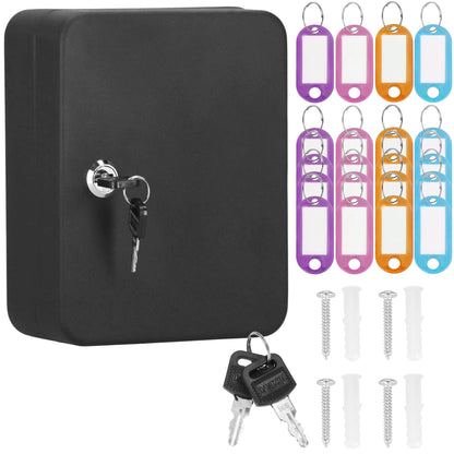 Raktų dėžutė VS5029, juoda, 20 kabliukų