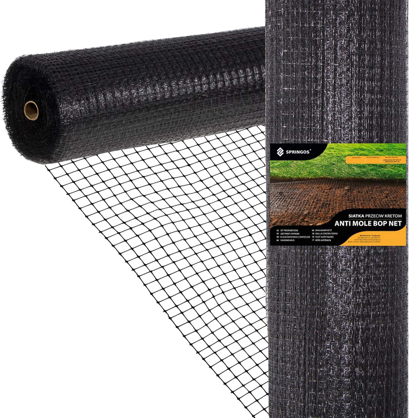 Tinklelis nuo kurmių Springos AN0012 45g/m2 2x50 m